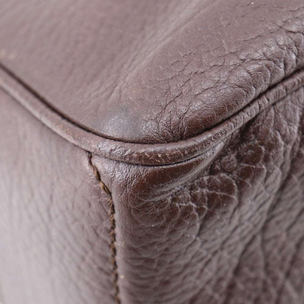 CELINE Handbag 134023 leather Brown Boogie bag Women Used Authentic