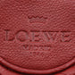 LOEWE Shoulder Bag Calfskin Red logo Mini pochette