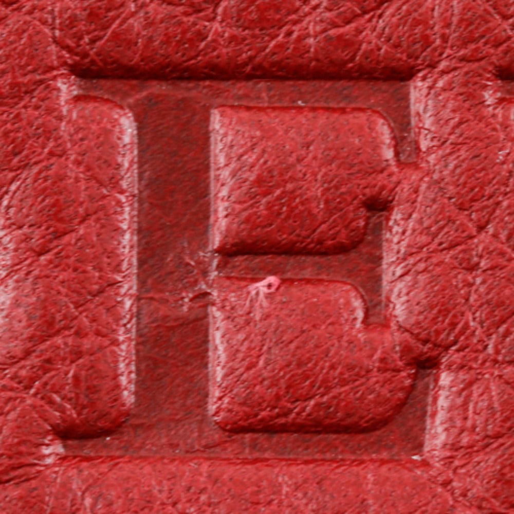 LOEWE Shoulder Bag Calfskin Red logo Mini pochette