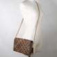 BURBERRY Shoulder Bag Satin beige Women Used Authentic