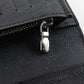LOUIS VUITTON Long Wallet Purse M30501 Taiga black Portefeuille Braza mens Used Authentic