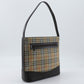BURBERRY Shoulder Bag Canvas, Leather Brown Nova Check Women Used Authentic