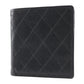 CHANEL Bifold Wallet Caviar skin black Women Used Authentic