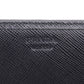 PRADA Long Wallet Purse 1M1132 Safiano black Women Used Authentic