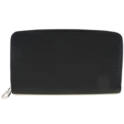 LOUIS VUITTON Long Wallet Purse M60632 Epi Leather black Zippy Organizer mens Used Authentic