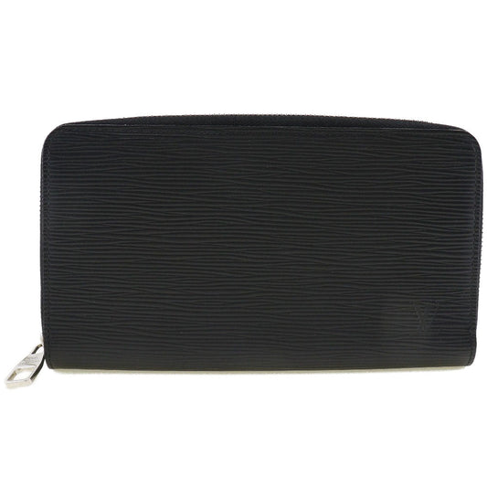 LOUIS VUITTON Long Wallet Purse M60632 Epi Leather black Zippy Organizer mens Used Authentic