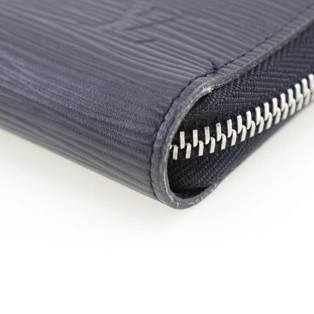 LOUIS VUITTON Long Wallet Purse M60632 Epi Leather black Zippy Organizer mens Used Authentic