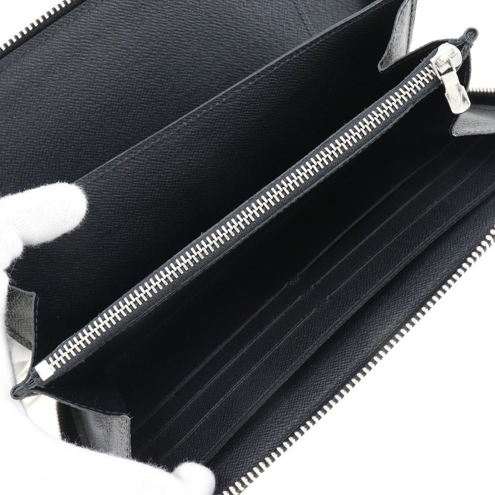 LOUIS VUITTON Long Wallet Purse M60632 Epi Leather black Zippy Organizer mens Used Authentic