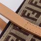 FENDI Tote Bag 8BH022 canvas Brown Zucchino Women Used Authentic