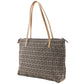 FENDI Tote Bag 8BH022 canvas Brown Zucchino Women Used Authentic
