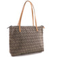 FENDI Tote Bag 8BH022 canvas Brown Zucchino Women Used Authentic