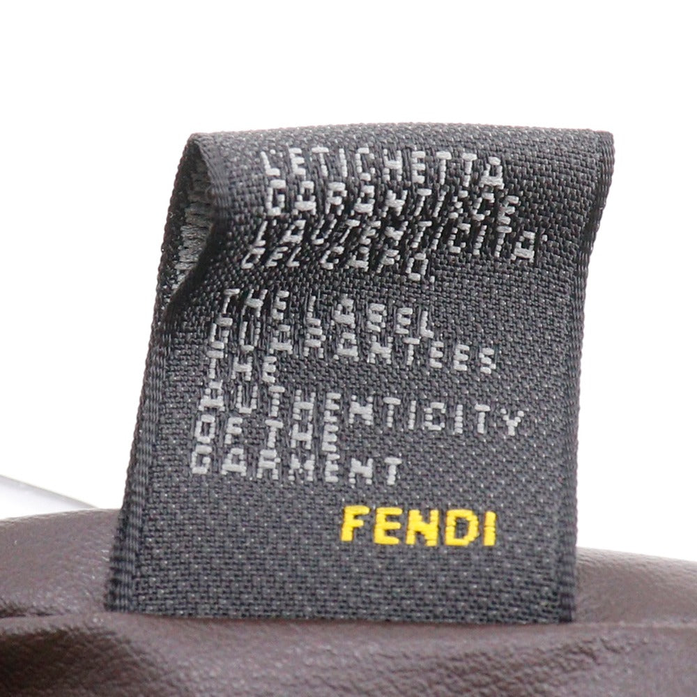 FENDI Pouch 8N0001 canvas Brown Mini bag Accessory pouch Zucchino Women Used Authentic
