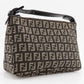 FENDI Pouch 8N0001 canvas Brown Mini bag Accessory pouch Zucchino Women Used Authentic