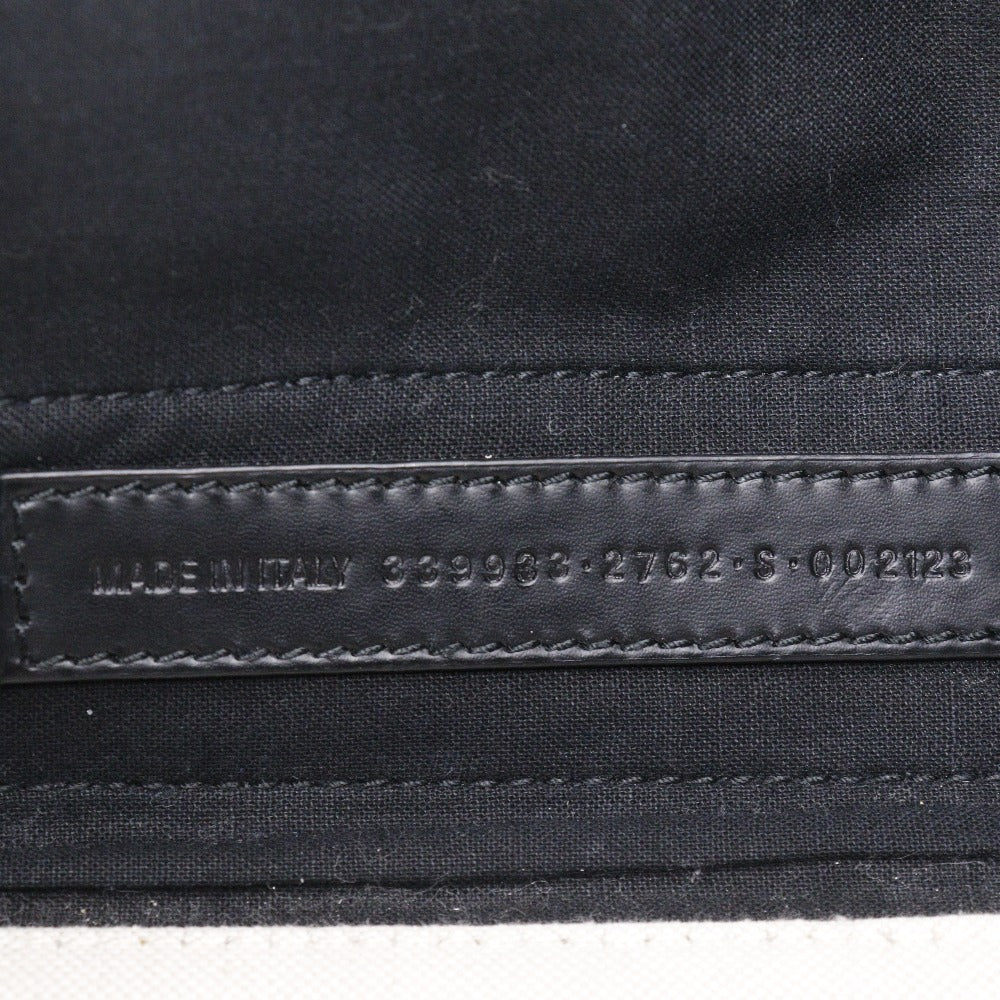 BALENCIAGA Tote Bag 339933 canvas Light gray Navy kabas S