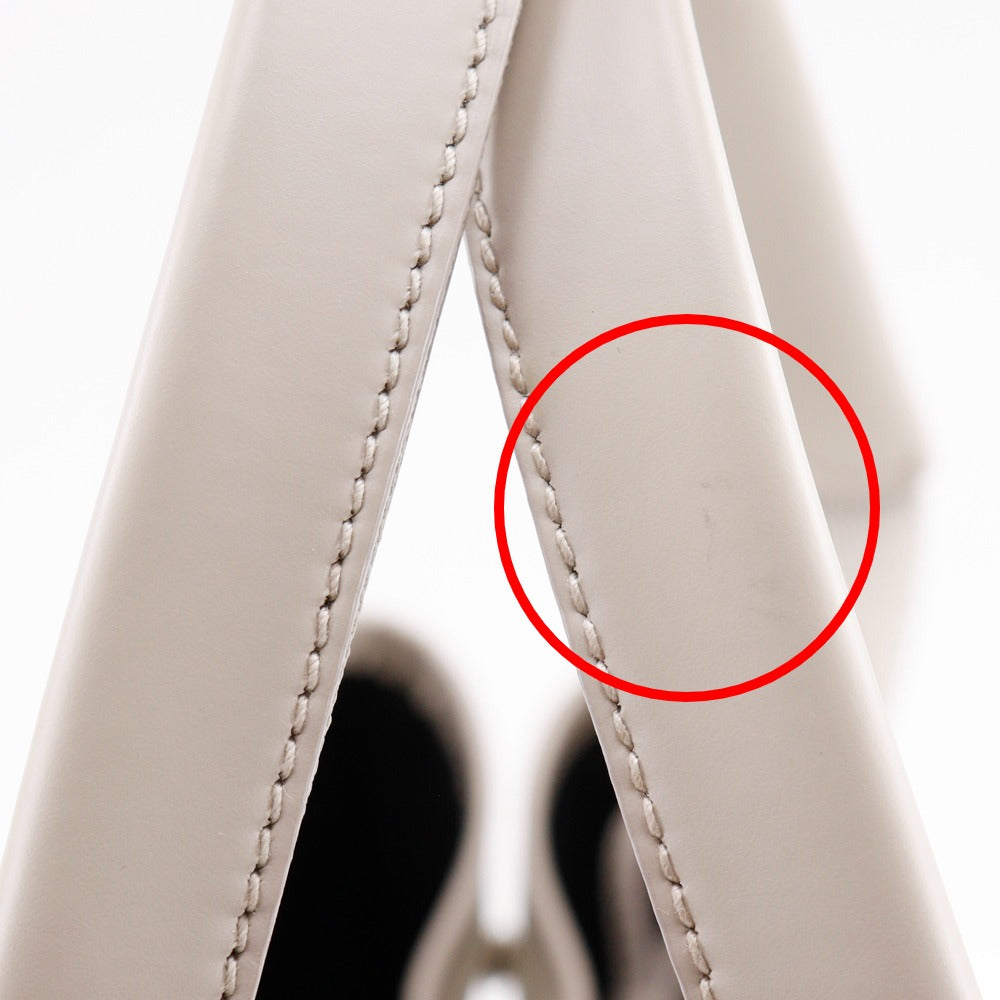 BALENCIAGA Tote Bag 339933 canvas Light gray Navy kabas S