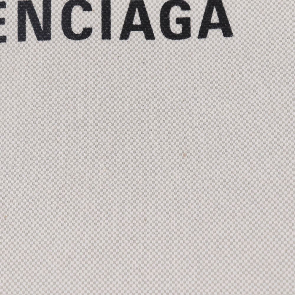 BALENCIAGA Tote Bag 339933 canvas Light gray Navy kabas S