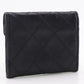 CHANEL Coin case Calfskin black COCO Mark Bicolole