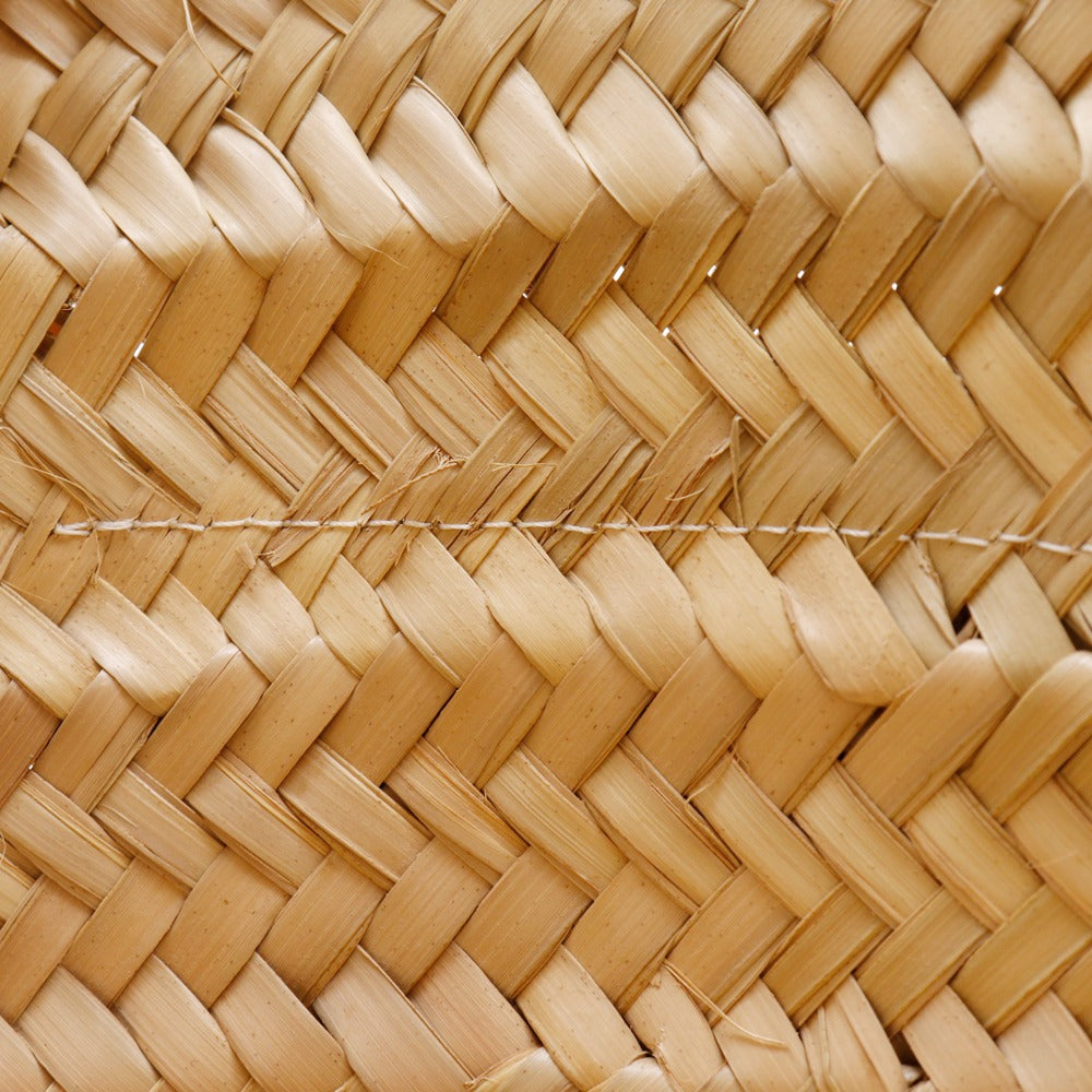 LOEWE Tote Bag Raffia, Leather Brown Basket bag Basket bag small