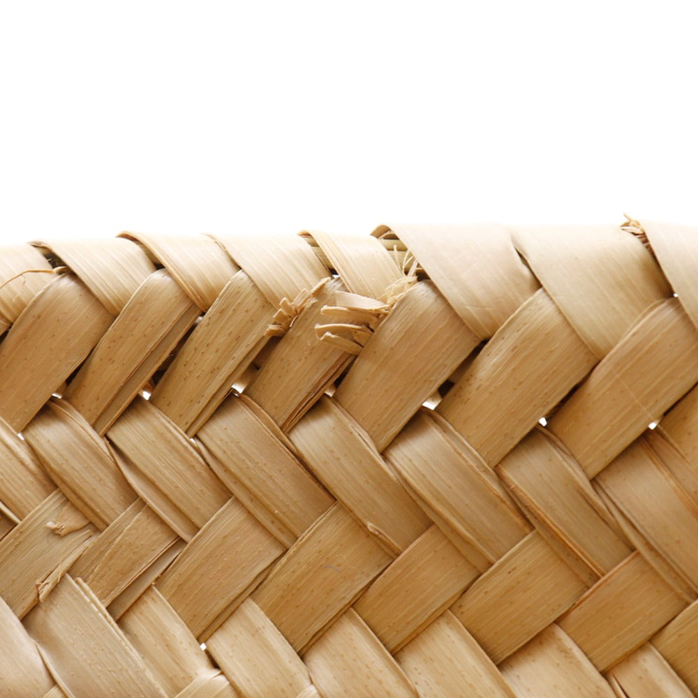 LOEWE Tote Bag Raffia, Leather Brown Basket bag Basket bag small