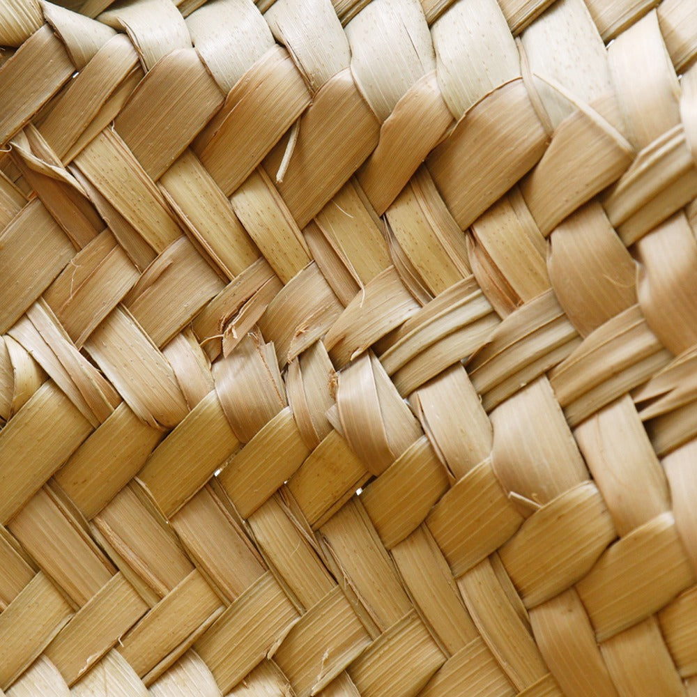 LOEWE Tote Bag Raffia, Leather Brown Basket bag Basket bag small