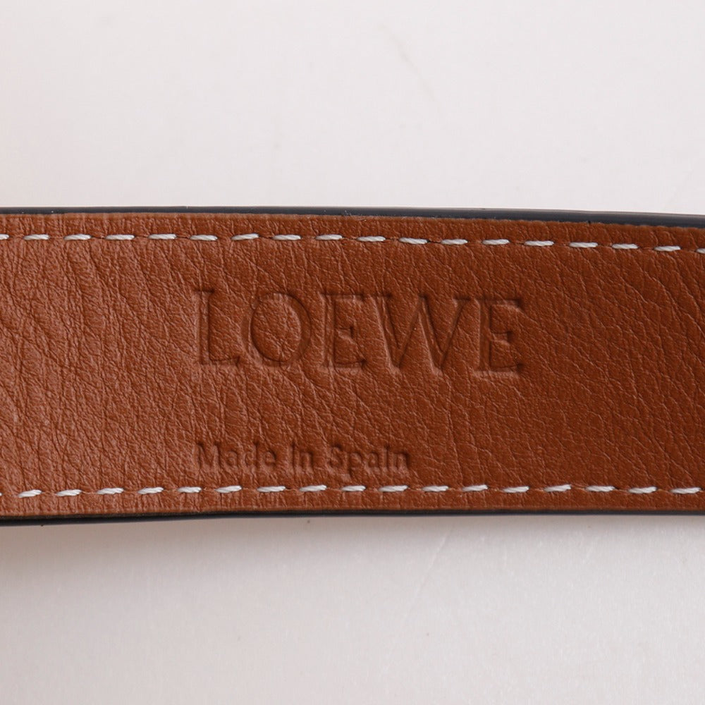 LOEWE Tote Bag Raffia, Leather Brown Basket bag Basket bag small