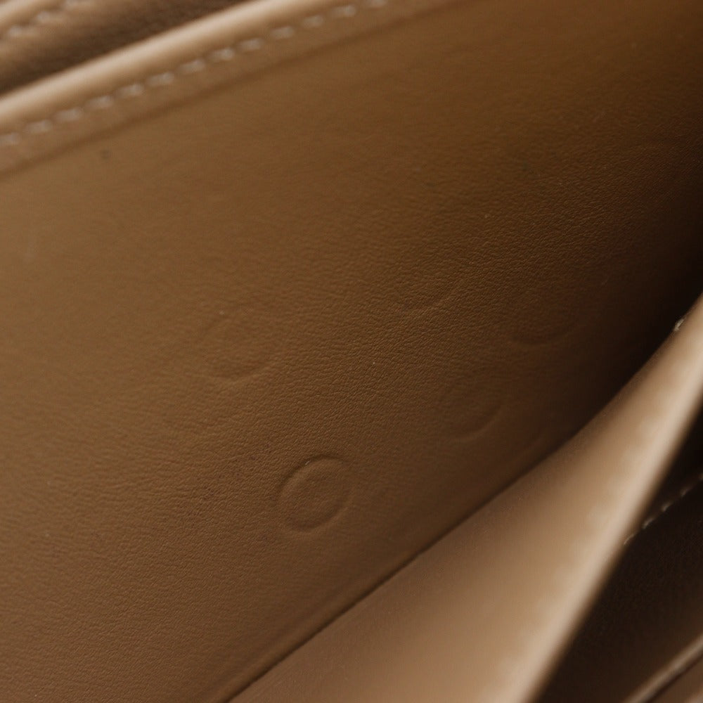 LOUIS VUITTON Long Wallet Purse M81511 lambskin beige Monogram Coussin Zippy wallet