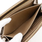 LOUIS VUITTON Long Wallet Purse M81511 lambskin beige Monogram Coussin Zippy wallet