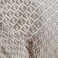 FENDI Tote Bag Nylon, Calfskin Brown micro zucchini Women Used Authentic