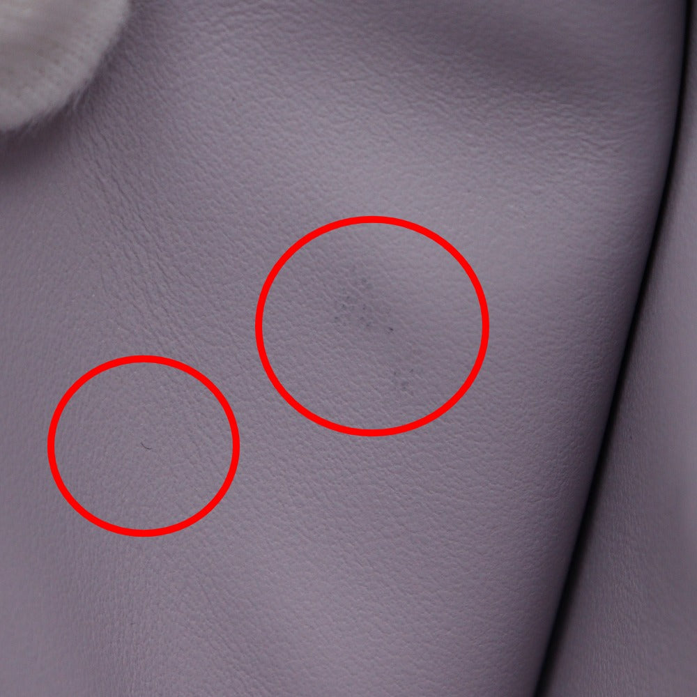 CELINE Tri-fold wallet leather purple Small flap wallet Triomphe