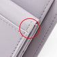 CELINE Tri-fold wallet leather purple Small flap wallet Triomphe