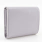CELINE Tri-fold wallet leather purple Small flap wallet Triomphe
