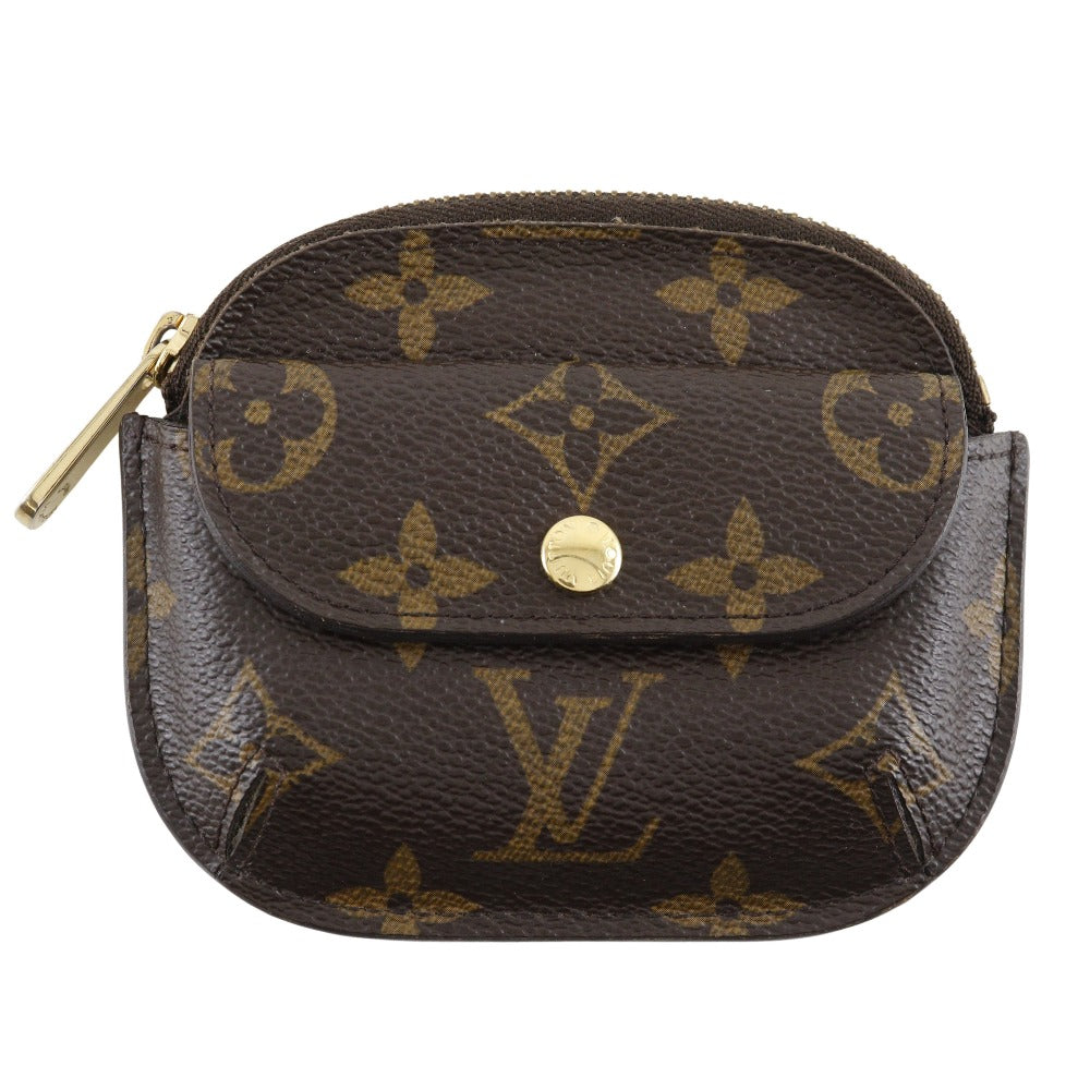 LOUIS VUITTON Coin case M60025 Monogram canvas Brown Monogram portomone shilling