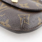 LOUIS VUITTON Coin case M60025 Monogram canvas Brown Monogram portomone shilling