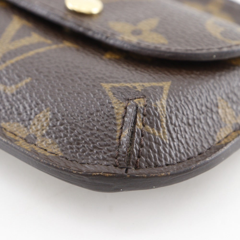 LOUIS VUITTON Coin case M60025 Monogram canvas Brown Monogram portomone shilling
