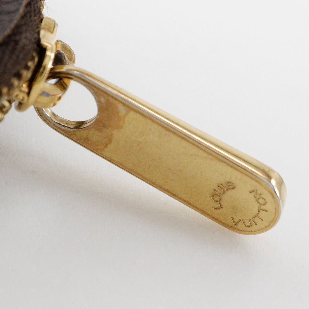 LOUIS VUITTON Coin case M60025 Monogram canvas Brown Monogram portomone shilling