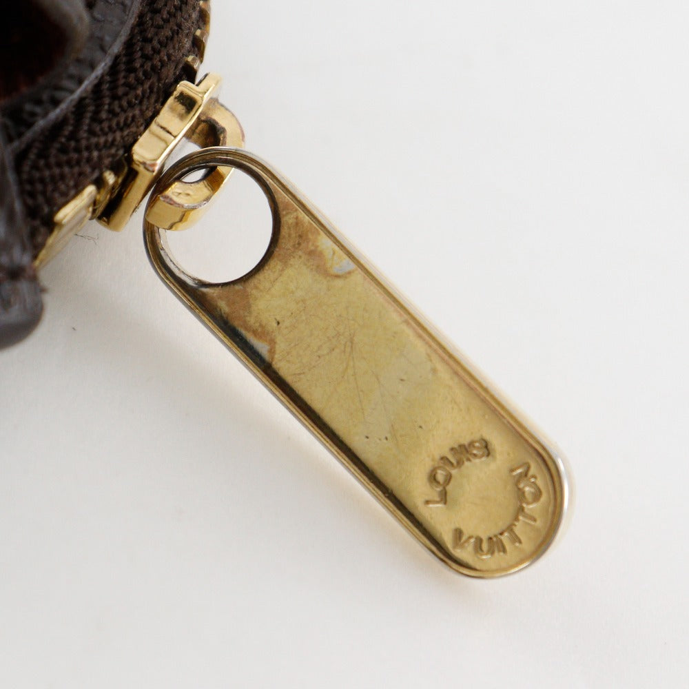 LOUIS VUITTON Coin case M60025 Monogram canvas Brown Monogram portomone shilling