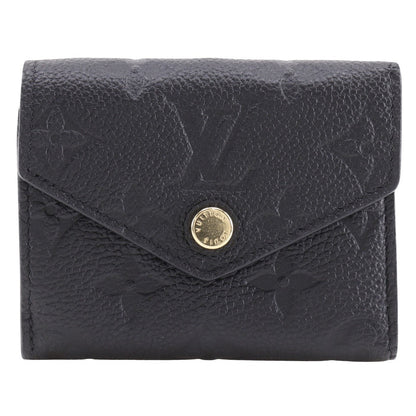 LOUIS VUITTON Tri-fold wallet M62935 Monogram Ann Platt black Portefeuille Zoe Monogram Unplant
