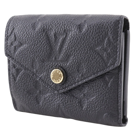 LOUIS VUITTON Tri-fold wallet M62935 Monogram Ann Platt black Portefeuille Zoe Monogram Unplant