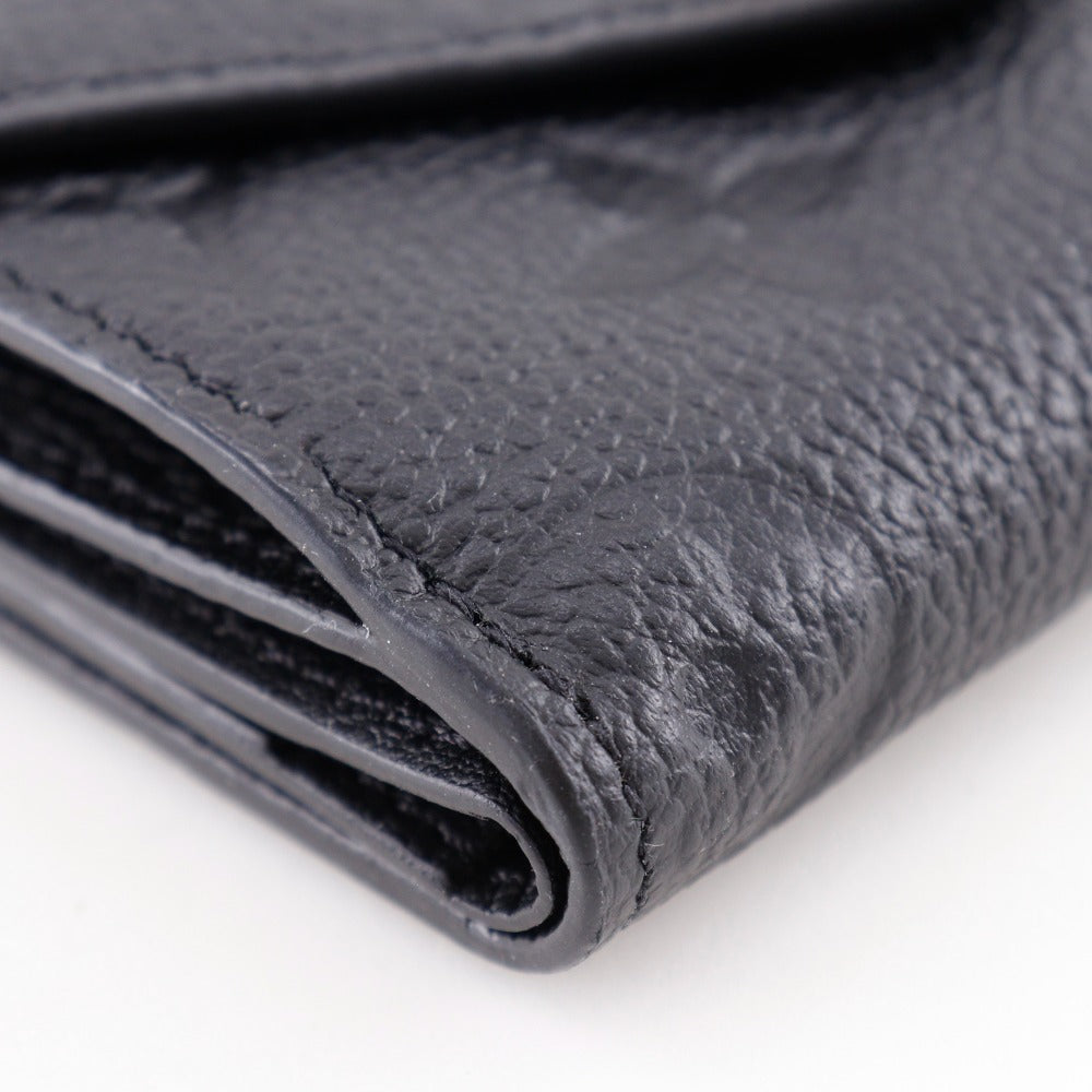 LOUIS VUITTON Tri-fold wallet M62935 Monogram Ann Platt black Portefeuille Zoe Monogram Unplant