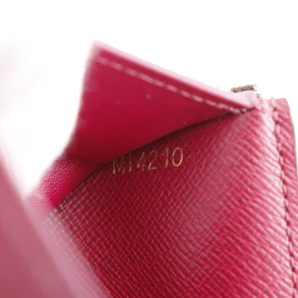 LOUIS VUITTON Tri-fold wallet M41938 Monogram canvas wine-red Fuchsia Portefeuille Victorine