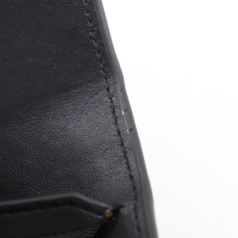 Dior Tri-fold wallet Calfskin black Compact wallet