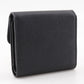 Dior Tri-fold wallet Calfskin black Compact wallet