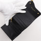 Dior Tri-fold wallet Calfskin black Compact wallet
