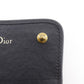 Dior Tri-fold wallet Calfskin black Compact wallet