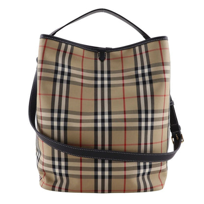 BURBERRY Shoulder Bag 8102169 Cotton, polyester, calf leather beige 2WAY One Shoulder Bag Nova Check