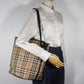 BURBERRY Shoulder Bag 8102169 Cotton, polyester, calf leather beige 2WAY One Shoulder Bag Nova Check