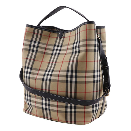 BURBERRY Shoulder Bag 8102169 Cotton, polyester, calf leather beige 2WAY One Shoulder Bag Nova Check