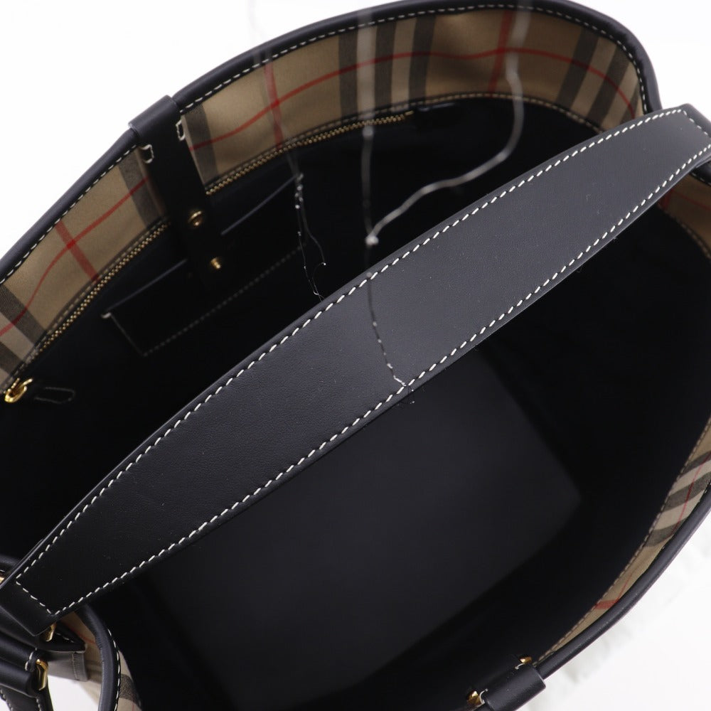 BURBERRY Shoulder Bag 8102169 Cotton, polyester, calf leather beige 2WAY One Shoulder Bag Nova Check