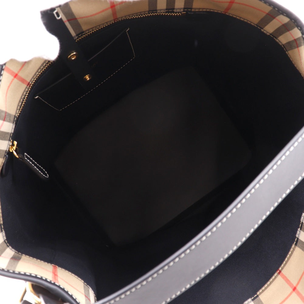 BURBERRY Shoulder Bag 8102169 Cotton, polyester, calf leather beige 2WAY One Shoulder Bag Nova Check