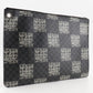 LOUIS VUITTON Clutch bag M61232 Damier Grafitto Canvas black Christopher nemes Pochette Jules GM mens Used Authentic